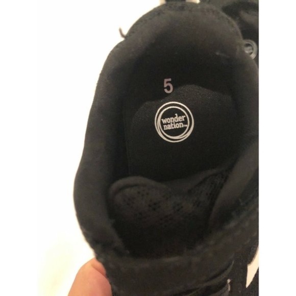 Michael Kors & Wonder Nation Kids Boys Sneakers Shoes Black/ Blue Red Size 5 - Picture 12 of 12